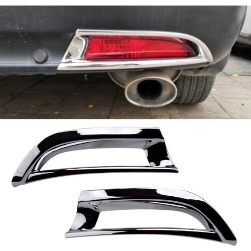 1 Pair Car Rear Fog Light Lamp Moulding Cover Trim Fit for Honda CRV CR-V 2012 2013 2014 Accessories