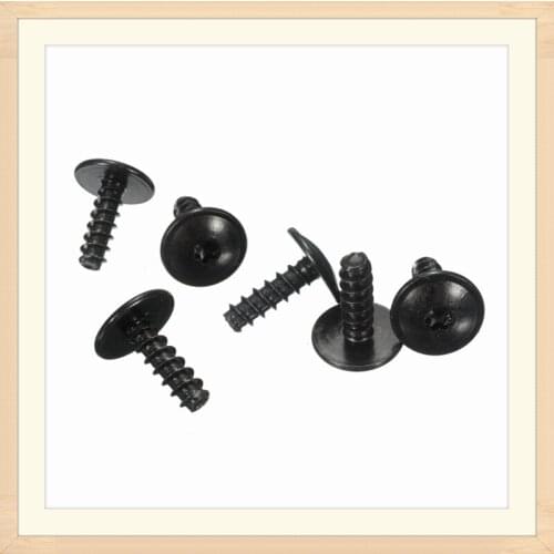 10Pcs Car Engine Cover Wheel Arch Inner Liner Mud Flaps Fender Mud Splash Guard Torx Screws Self Tapping for VW/AUDI Parts