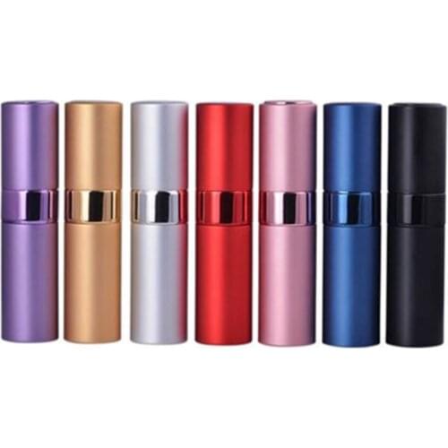 8ML Metal Aluminum Perfume Bottle Cosmetic Spray Bottle Portable Empty Bottle Travel Cosmetic Containers