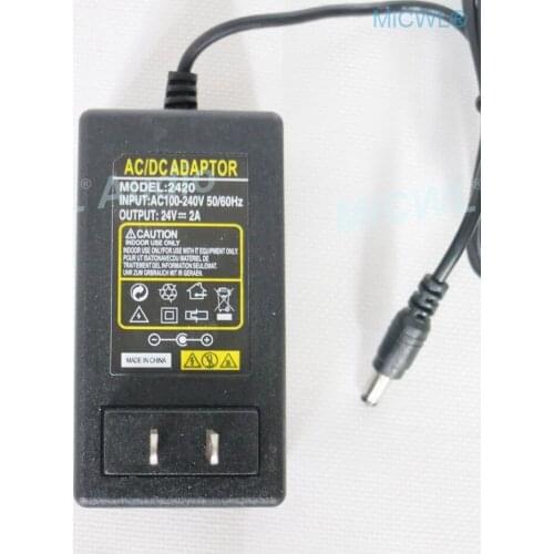 Input AC 100-240V 50/60Hz Output 24V 2A 18V 2A 18V 1A Power supply adapter Standard circular connector