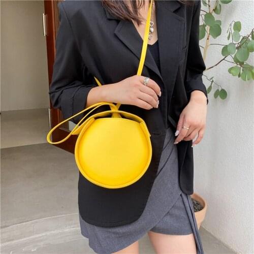 Brand Round Bag Hand Bags High Quality Leather Shoulder Bag for Women 2022 Designer Round Handbag and PurseCrossbody Bag