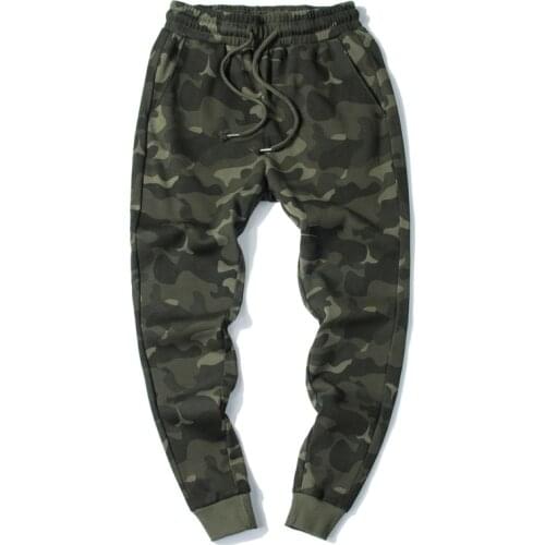 New Mens streetwear Loose Cargo Trousers Camouflage Jogger Pant hip hop Loose Long Pant pocket Drawstring American Original K010