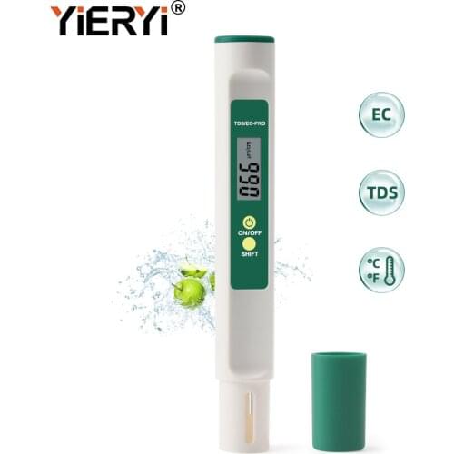 Digital 3 In 1 TDS/EC/Temperature Water Quality Tester Mini Multi-Function Conductivity Pen High Precision EC TDS Meter