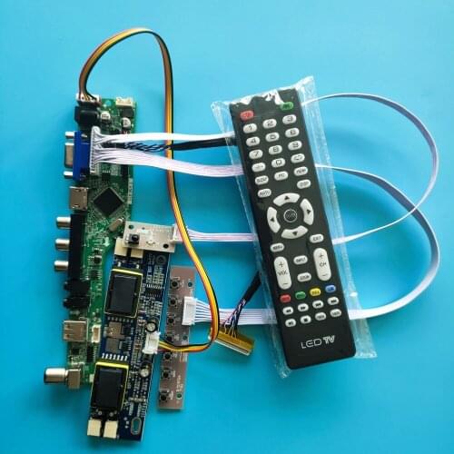 For LM230WF1-TLA5 30pin 1920X1080 23" Resolution TV Digital Signal Controller Board VGA kit VGA AV 4 lamps HDMI LCD
