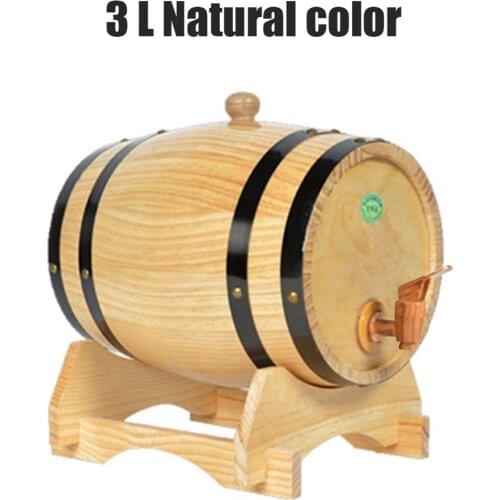 3L Oak Pine Wine Barrel Storage Special Barrel Storage Bucket Beer Casks For Wine Of Barrel Whiskey And Ron