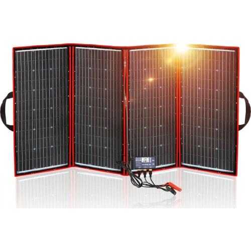 320W 18V Flexible Foldable Solar Panel For Camping Boat RV Travel Home Car