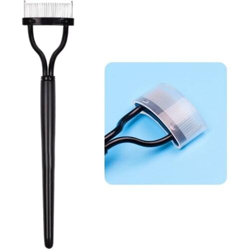 Eyelash Comb Curlers Makeup Mascara Applicator Eyebrow Grooming Brush Tool