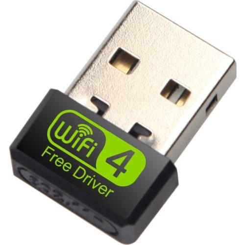 150Mbps Mini WiFi Adapter USB Free Driver Wi Fi Dongle Network Card Ethernet Wireless Wi-Fi Receiver for Desktop PC Laptop