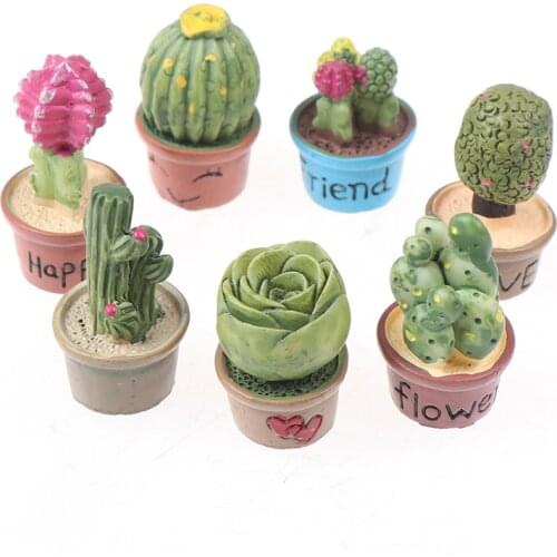 1:12 Mini Miniature Home Decor Succulent Plants Miniature Green Plant In Pot For Dollhouse Furniture Decoration Furniture Toy