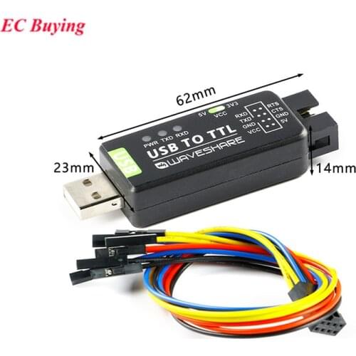 FT232 USB to TTL Converter FT232RL Industrial Grade UART Serial Port Module Original