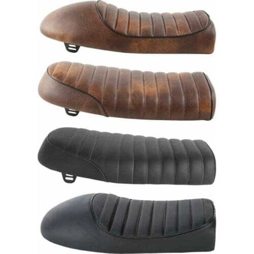 Motorcycle Cafe Racer Seat Flat Hump Saddle For Honda CB550 CB750 Suzuki GS Yamaha XJ
