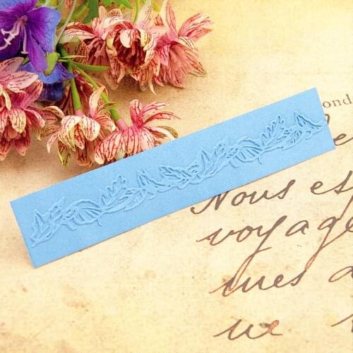 15*3CM Leaves plastic pine template craft card making paper card album wedding decoration Embossing folders