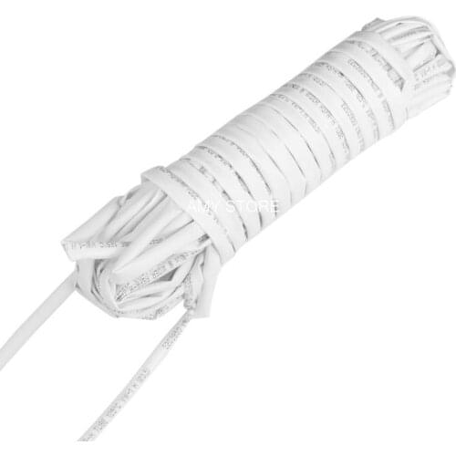 Ratio 2:1 10M 3.5mm Dia Heat Shrinkable Tube Shrinking Tubing White
