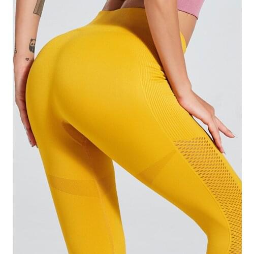 Sport Yoga Gradient color energy Legging Women Workout Fitness Jogging Running Pants Gym Tights Stretch Sportswear Yoga Leggings