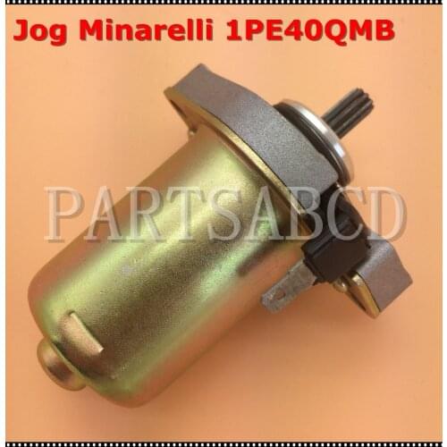 10T Starter Motor for 50cc 2 stroke Jog Minarelli 1PE40QMB engines 10-Splines