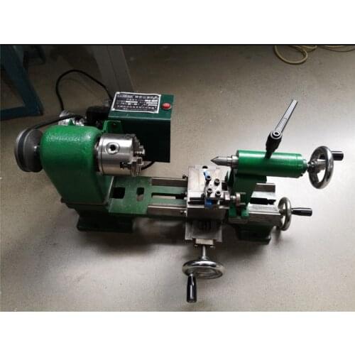 350W AC220V 5-level speed regula Lathes Metal Metalworking Lathes Desktop Lathes Individual Household DIY Scientific Research