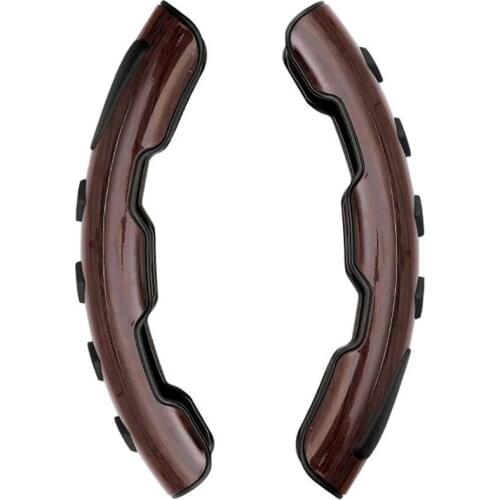 Carbon Fiber Anti-Slip Steering Wheel Cover Booster Without Spinner for Universal Auto Car 15 Inch Steering Wheel