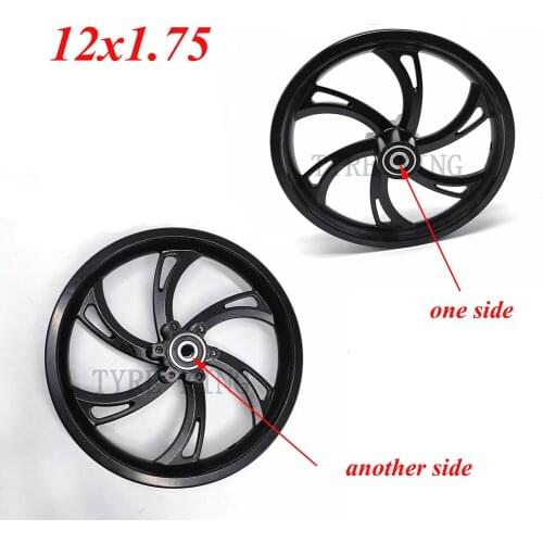 12x1.75 Wheel Rim /hub Use 12 1/2 X 2 1/4 12 1/2x2.75 Tire Inner Tube Fit Many Gas Electric Scooters E-Bike Accessory