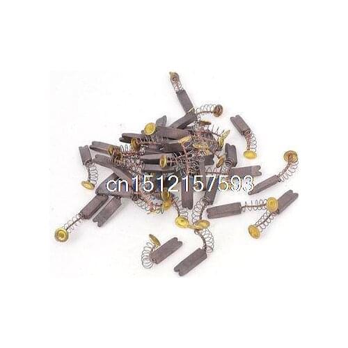 50 Pcs 13mm x 4mm x 2.5mm Copper Mixed Carbon Brush for Electric Motor