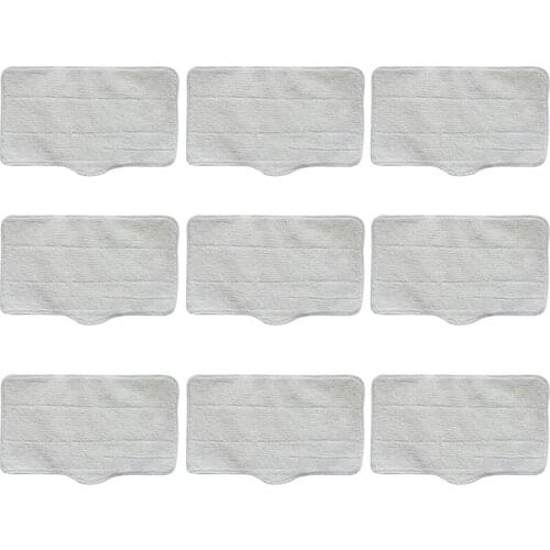 9Pcs for Deerma ZQ600 ZQ610 Handheld Steam Vacuum Cleaner Cleaning Mop Replacement Accessory Mop Cleaning Cloth