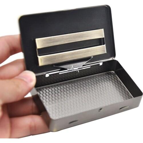 Cigarettes Mens Cigarette Case Smoking Cigarette Box Tobacco Holder Pocket Box Storage Container
