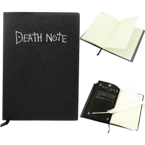 Death Note Book Organizer Agenda Lovely Fashion Anime Theme New School Large Writing Travelers Journaling Accessories