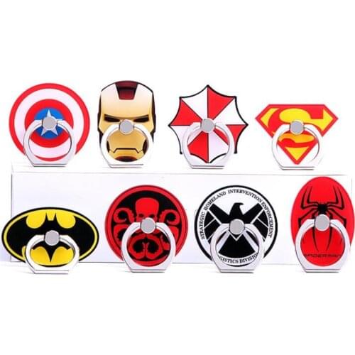 Mobile Phone Stand Holder Bat man Spider Wing Finger Ring Mobile Smartphone Holder Stand For iPhone X 12 Xiaomi Huawei All Phone