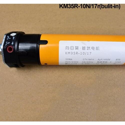 Dooya Sunflower 35mm Diameter Bulit-In Motor For Electric Roller Blinds Tubular Motor Suitable Smart Home System KM35R-10N/17r