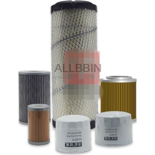 For excavator Komatsu pc30mr12 air filter element oil filter element diesel filter element hydraulic inlet and return oil filter