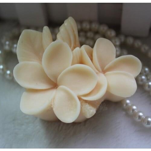 Silicone Mold Handmade Soap Mold Food Grade Molds Beautiful Egg Flowers with Leaves Shape Mould Aroma Stone Molds PRZY 001