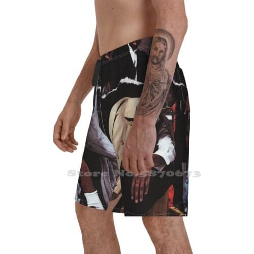 Asap Mob 2 Quick Dry Swimming Beach Shorts Asap Asap Triping Tripping Music Rap Hip Hop Asap Rocky Trend Musics Rainbow Top