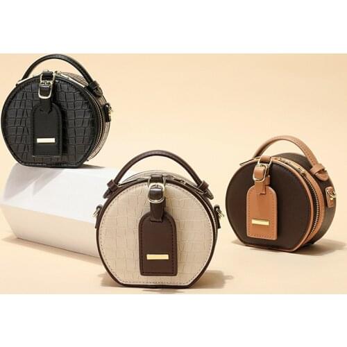 Mini Round Bag Simple Fashion One Shoulder Bag Moni Circular Messenger Bag Women Handbags