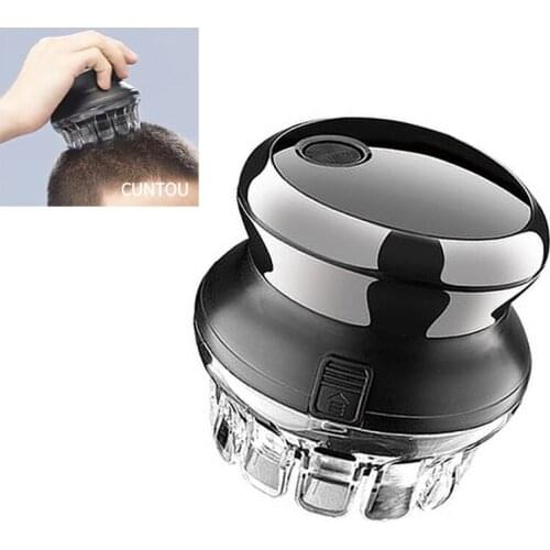360 Degree Rotating Hair Clipper Shaved Head Artifact UFO Flying Saucer Cutter Head Innovative Portable Automatic Hair Clipper