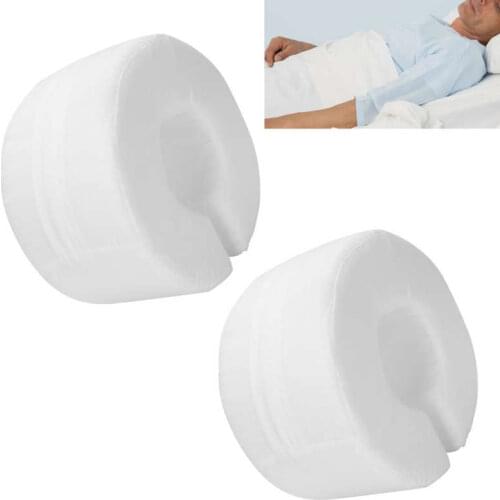 2pcs Elderly Bedridden Patient Anti-Bedsore Cushion Hand Leg Rest Elevating Pad White for Elderly Patient