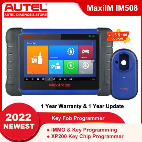 Autel MaxiIM IM508 Car Key Programmer IMMO Service & OBD2 Diagnostic Tool Upgrade of Auro OtoSys IM100