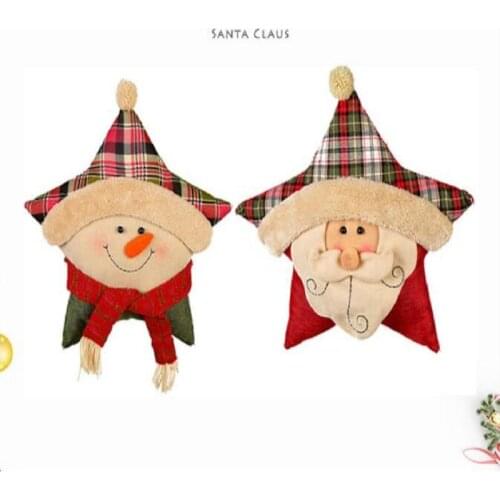 UBRUSH Christmas Cushion Plush Fabric PP Cotton Filled Soft And Comfortable Skin Home Sofa Gift 42*42cm Cushion