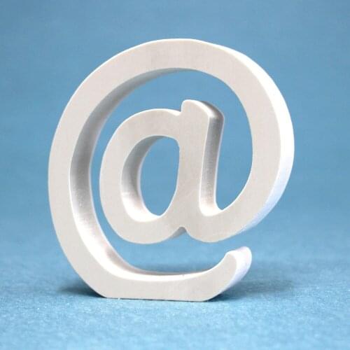 Garden Decoration Wood White Wooden Letters 15cm Wedding Room Party Home Decor Babys Personalised Heart Design Interior Decoate