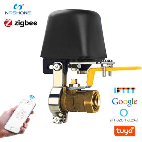 Nashone Zigbee Smart irrigation controller Automatic Watering System Watering Timer Smart Valve Wrok with Alexa,Google Home