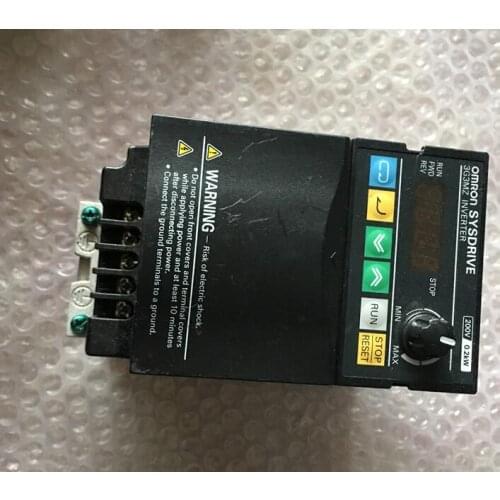 3G3MZ-AB002-ZV2 0.2KW 220V inverter , used one , 90% appearance new , test goods , free shipping