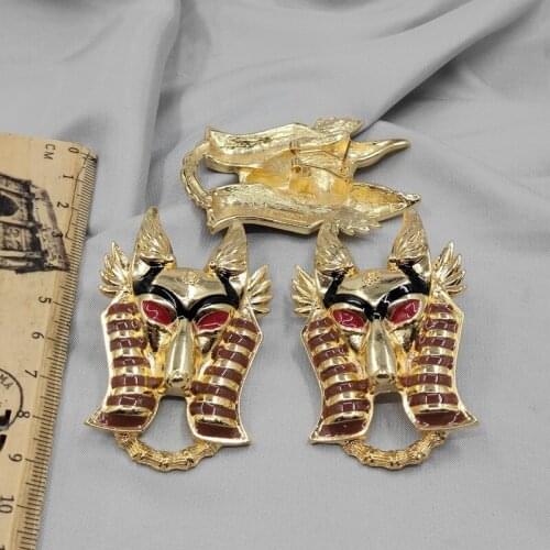 Jewelry Earrings fashionable anti shedding enamel drop glaze fox fairy marking texture Earrings female d96