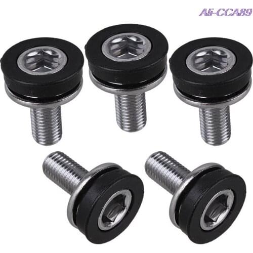 1PC Mountain Bike Crankset Bolts Bicycle Crankset Central Axis Bolts Aluminum Screws Nuts Crankset Bottom Bracket