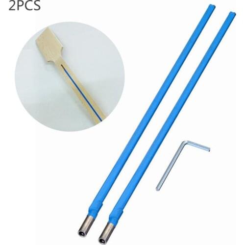 2PCS Guitar Truss Rod Two Way Dual Action Rod Electric Guitar Truss Rod Steel With Wrench Set Guitar Supplies