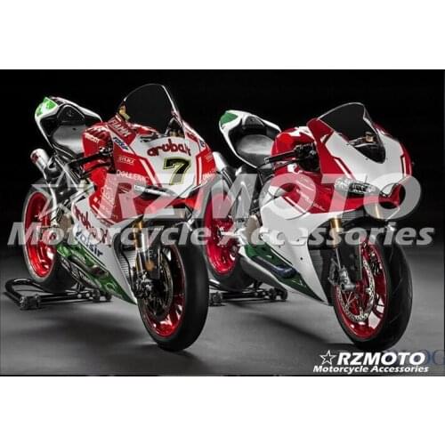 ACE KITS New ABS Injection Fairings For DUCATI 959 1299 2015 16 17 18 ABS Motorcycle Fairing Kit Red White T24
