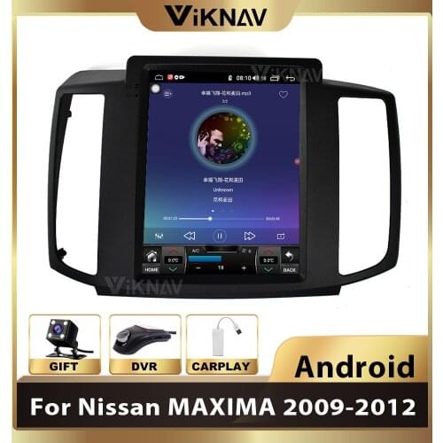 10.4 inch Car Radio GPS Navigation Head Unit for Nissan MAXIMA 2009 2010 2011 2012 Android 10 Car Audio Stereo Tape Recorder