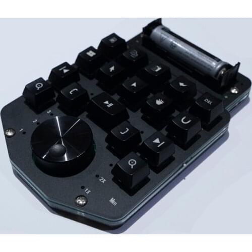 FCPX Pr ED NLE Keyboard Dark Night Black Bluetooth Wireless Cable Dual-Use Version