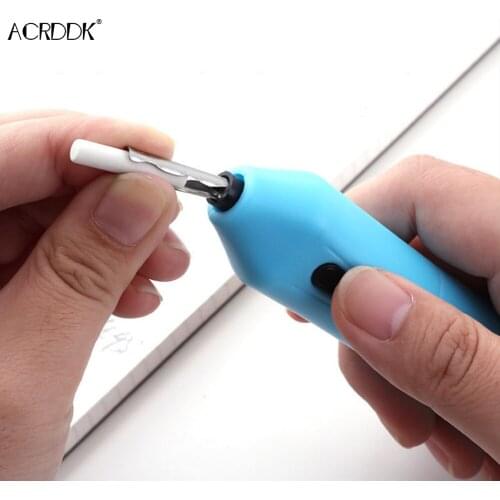 Electric Eraser Battery Operated Auto Erasers Rubber for Artist Drawing Painting Sketching Drafting FL