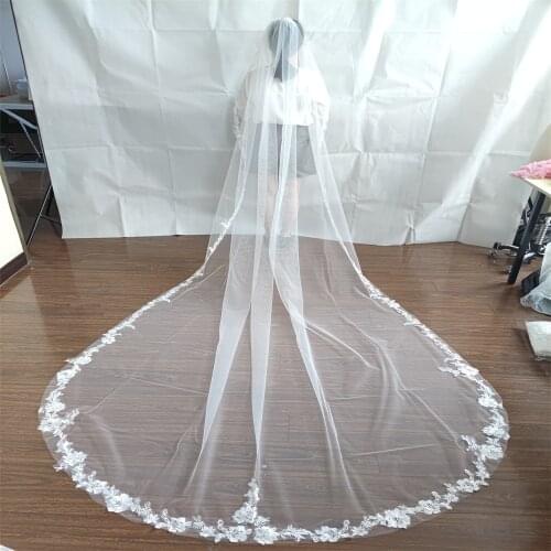 Свадебные длинные фаты Faiokaver China At AliExpress