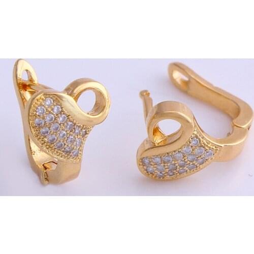 Женские золотые серьги FS China At AliExpress