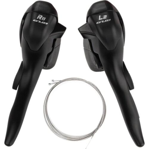 GUB Dual Control Levers Bike Shifters Brake Lever 2X8 Speed Road Bike Shifters Brake Lever for Shimano
