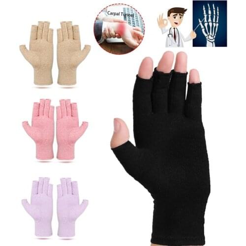 Compression Arthritis Gloves Wrist Support Cotton Joint Pain Relief Hand Brace Women Men Therapy Wristband Compression Gloves